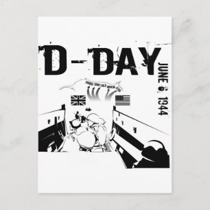 D-DAG 6 juni 1944 Briefkaart