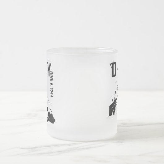 D-DAG 6 juni 1944 Matglas Koffiemok (Center)