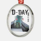 D-DAG 6 juni 1944 Metalen Ornament (Links)