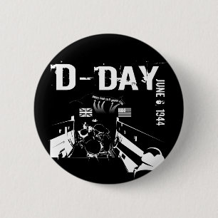 D-DAG 6 juni 1944 Ronde Button 5,7 Cm