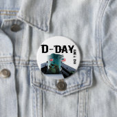 D-DAG 6 juni 1944 Ronde Button 7,6 Cm (In situ)