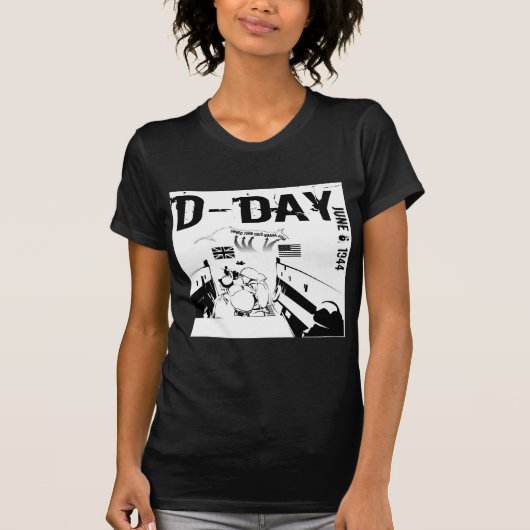 D-DAG 6 juni 1944 T-shirt (Voorkant)