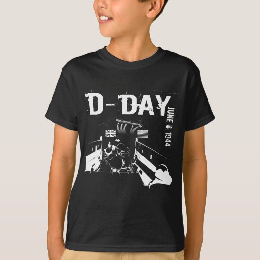D-DAG 6 juni 1944 T-shirt (Voorkant)