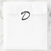 D. Daniel Productions autocollant blanc (Sac)