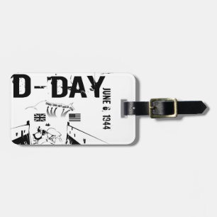 D-DAY 6 juni 1944 Bagagelabel