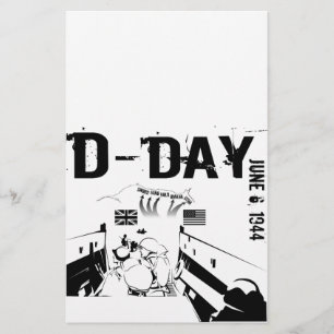 D-DAY 6 juni 1944 Briefpapier