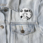 D-DAY 6 juni 1944 Ronde Button 5,7 Cm (In situ)