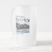 D-Day 70e Jubileum Battle of Normandy Matglas Bierpul (Voorkant links)