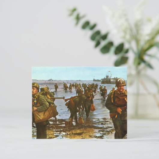 D-day-Briefkaart Briefkaart (Staand voorkant)