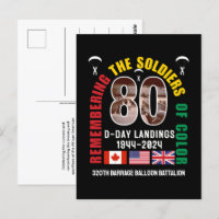 D-DAY LANDINGEN 80e Verjaardag Kleurlingensoldaten