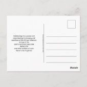 D-DAY LANDINGEN 80e Verjaardag Kleurlingensoldaten Briefkaart (Achterkant)