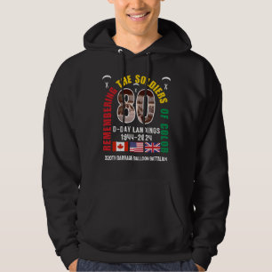 D-DAY LANDINGS 80th Jubileum Soldiers of Color Hoodie