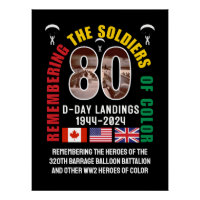 D-DAY LANDINGS 80th Jubileum Soldiers of Color