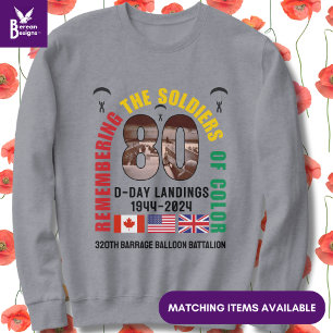 D-DAY LANDINGS 80th Jubileum Soldiers of Color Trui