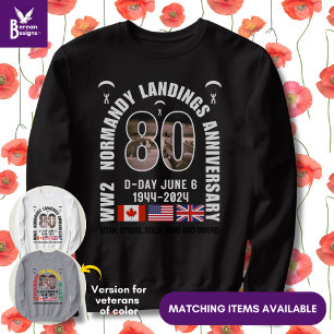D-DAY NORMANDIË LANDINGEN WW2 80e Jubileum Trui