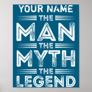 D De Man De Mythe De Legende Poster