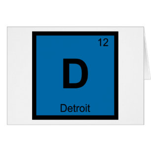 D - Detroit Michigan Chimie Cité Tableau Périodiqu