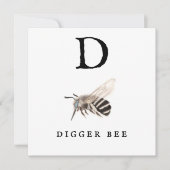 "D" Digger Bee (Voorkant)