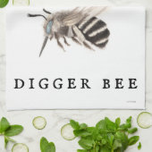 "D" Digger Bee Theedoek (Gevouwen)