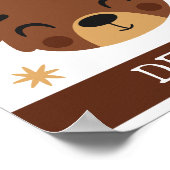 D est pour Cerf, Crèche, Chambre, Déco Murale Enfa (Coin)