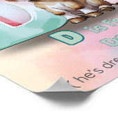 D est pour l'âne – Affiche ABC rêveuse et détermin (Coin)