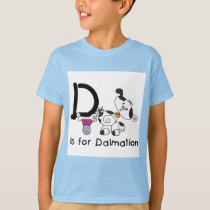 D est pour le T-shirts et les cadeaux de Dalmation