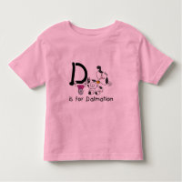 D est pour le T-shirts et les cadeaux de Dalmation