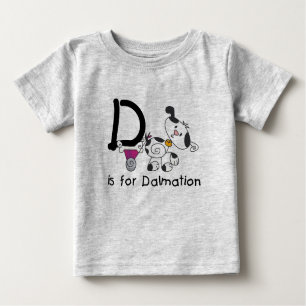 D est pour les T-shirts et cadeaux Dalmation
