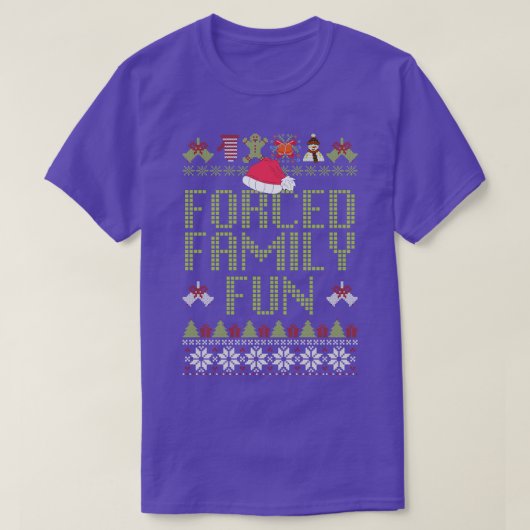 d Famille amusant affreux pull de Noël TShirt (Design devant)