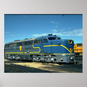 D&H Alco PA-1 #18. (trein;sky;wolken;rail;)_Trains Poster