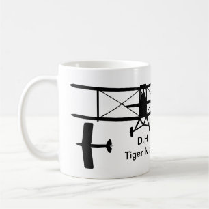 D.H. Mok Tiger Moth Silhouette
