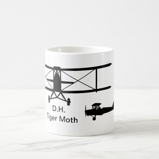 D.H. Tiger Moth Silhouette Mug (Centre)