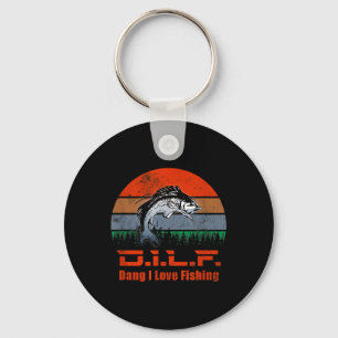 D.i.l.f. - Verdorie, ik hou van vissen _ Grappige Sleutelhanger
