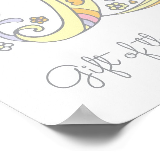 D initial Doris girls nom signifiant affiche (Coin)