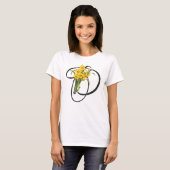 D initial, T-shirt jonquilles Vintages (Devant entier)
