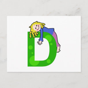 D is voor..... briefkaart