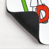 D is voor Dentist Muismat (Hoek)