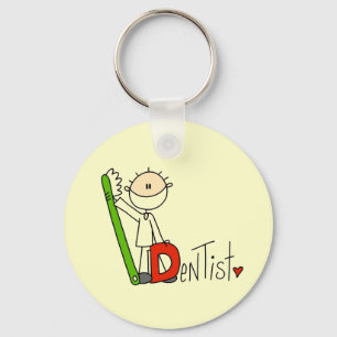 D is voor Dentist Sleutelhanger
