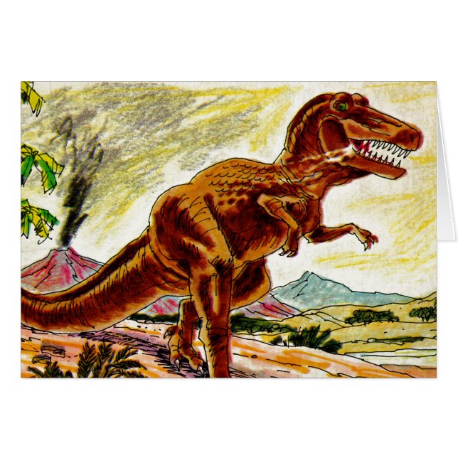 D is voor Dinosaur (Voorkant Horizontaal)