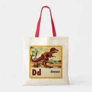 D is voor Dinosaur Tote Bag