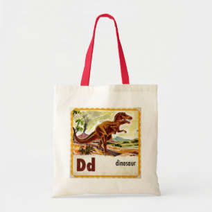 D is voor Dinosaur Tote Bag