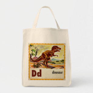 D is voor Dinosaur Tote Bag