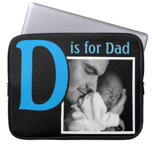 D is voor papa laptop sleeve