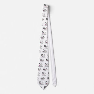D is voor T-shirts Dalmation en Giften Stropdas