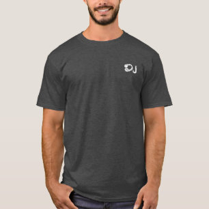 D.J. Hoofdtelefoon Muziekthema Mandala T-shirt