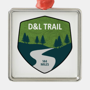 D&L Trail Pennsylvania Metalen Ornament