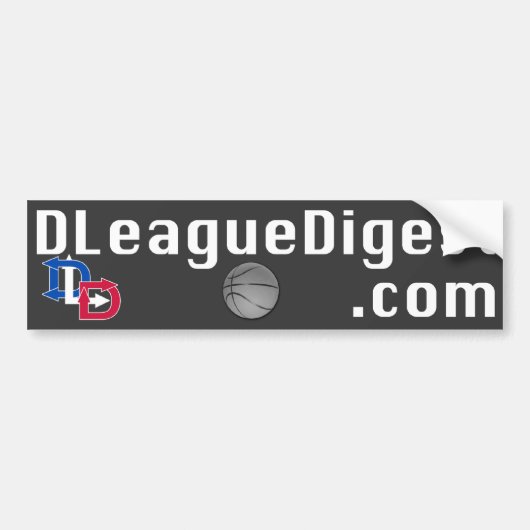 D-League Digest-Bumpersticker Bumpersticker (Voorkant)