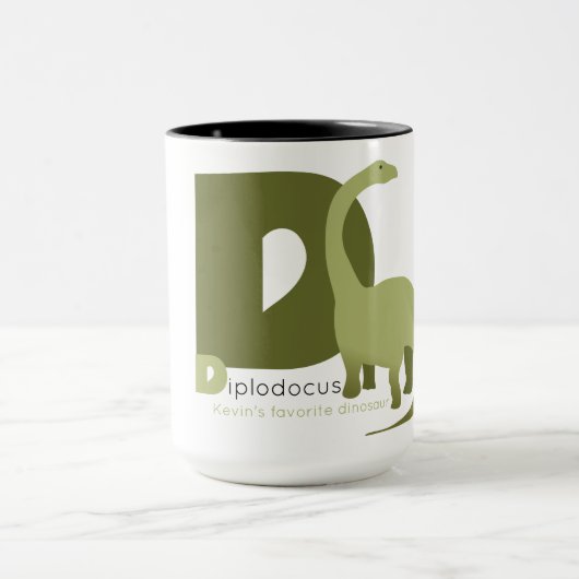 D like Diplodocus Mug Mok (Midden)