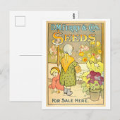  D.M. Ferry & Co. Zaaigoed Advertentie Briefkaart (Voorkant / Achterkant)