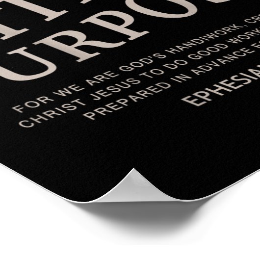 D met een portemonnee Schattige Christelijke tiene Poster (Hoek)